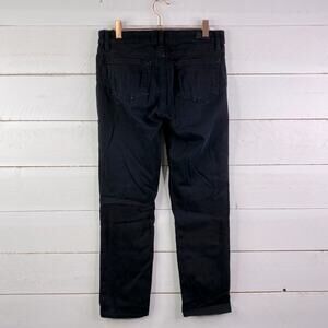 PAIGE Black Peg Skinny Jeans Low‎ Rise Size 27